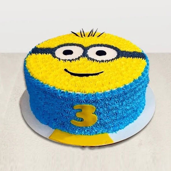 Minion Theme Cake Online | Happy Birthday Minion Cake | Minion Cake Price  Rs. 1899 - IndiaGiftsKart