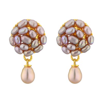 Aura Drop Pearl Earrings