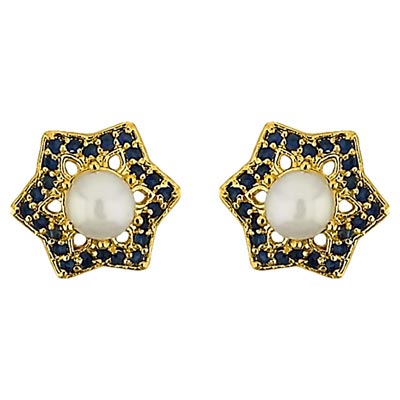 Star Pearl Earrings