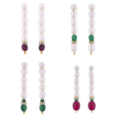 Vanilla Fashion Pearl Earrings Combo