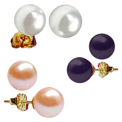 Multi Pearl Studs