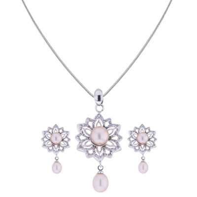 Flower Pendant Set