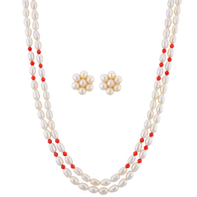 Innovative Pearl Necklace Set