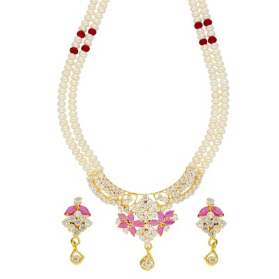 Flourish Pearl Necklace