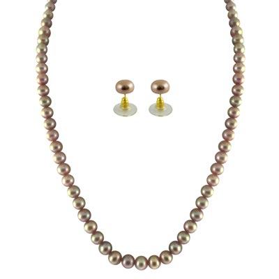 Single Line Pink Pearl Set