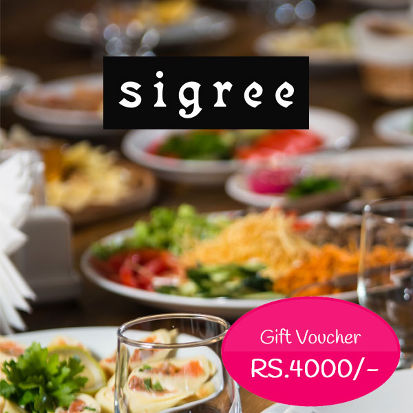 Sigree Global Restaurant Food Voucher Rs.4000