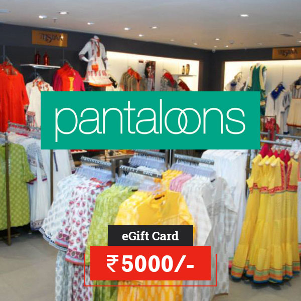 Pantaloons E-Gift Voucher Rs.5000