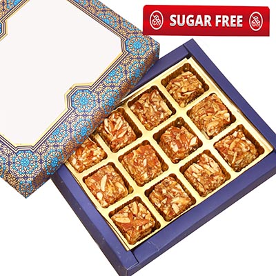 Blue Print 12 pcs Sugarfree Roasted Almond Bites Box