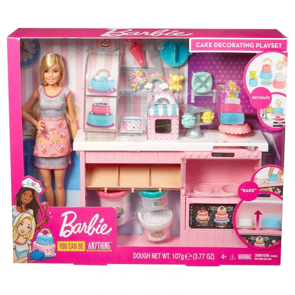 Cake Decorating Barbie Doll Playset