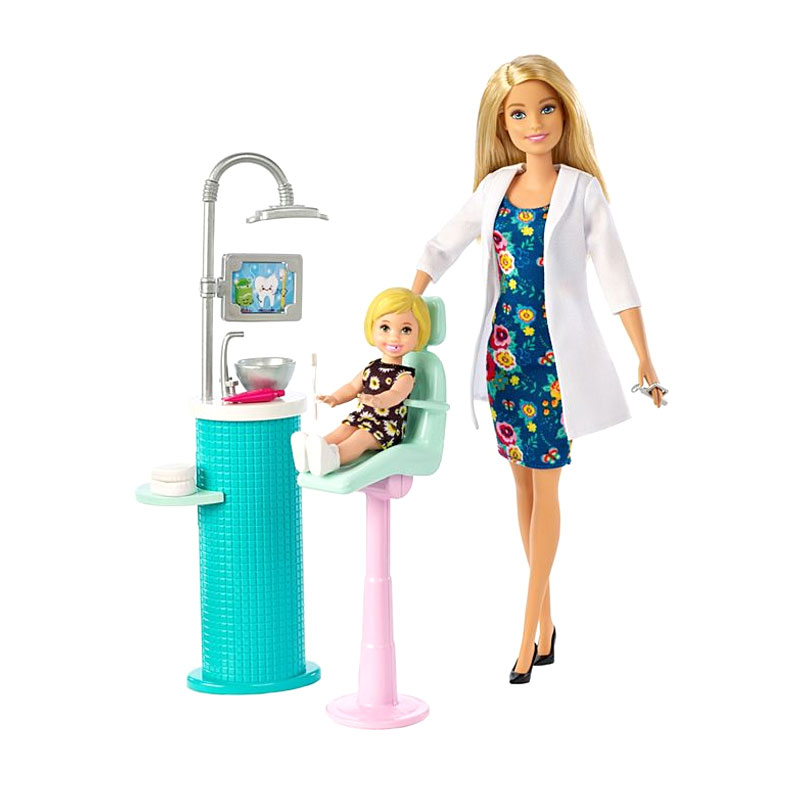 Dentist Barbie Doll & Playset