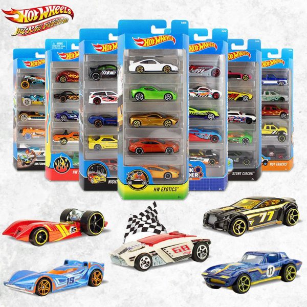 Hot Wheels 5 Car Set