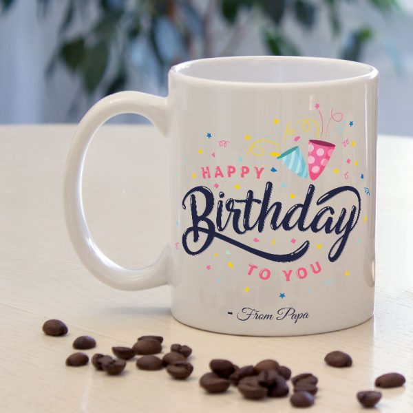 Happy Birthday Photo Mug