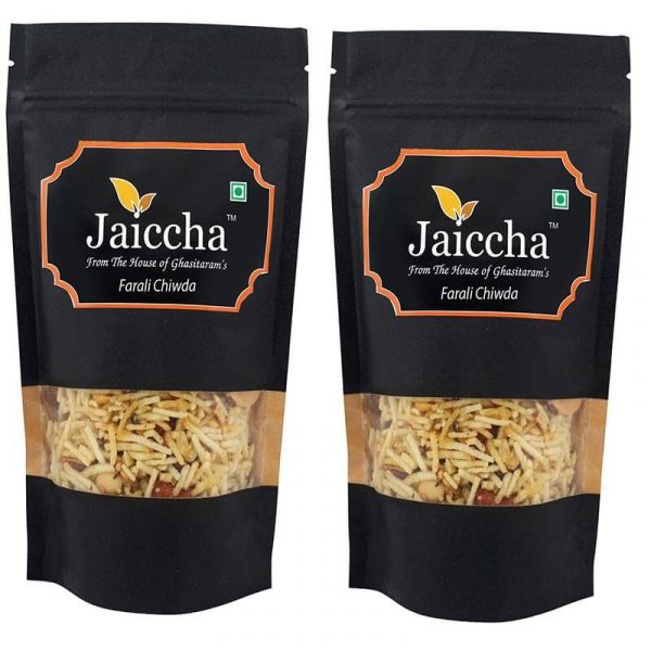 Farali Chiwda 400 gms in Black Paper Pouch