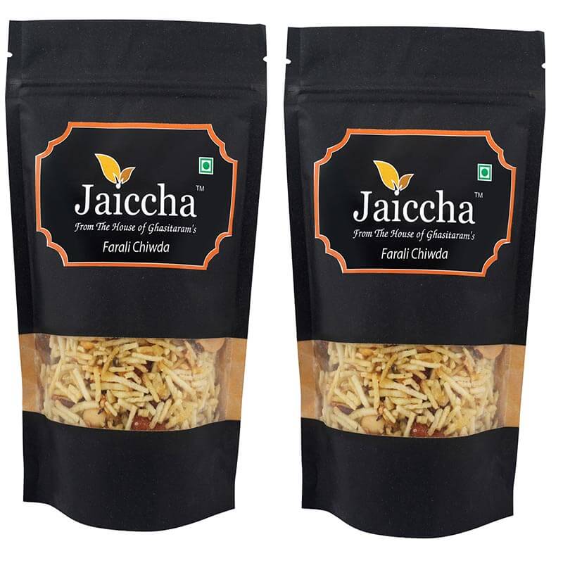 Farali Chiwda 400 gms in Black Paper Pouch