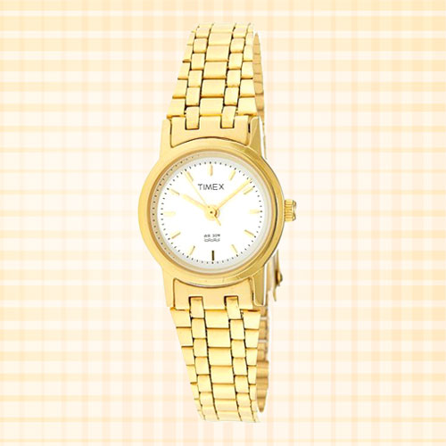 Cute Golden Timex Ladies Watch