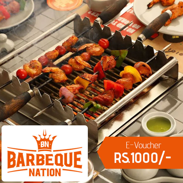 Barbeque Nation E-Gift Coupon Rs.1000