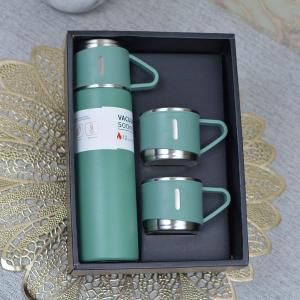 Vacuum Insulated Hot & Cold Flask Gift Set