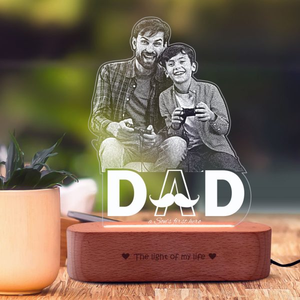 Best friend dad – Father’s day photo lamp