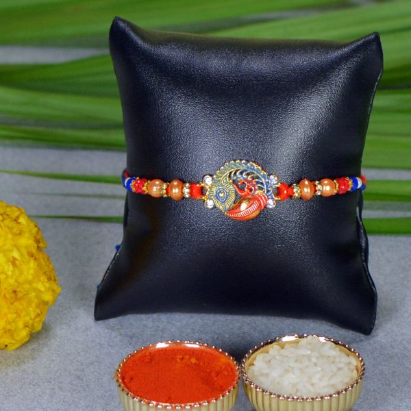 Om Shankh Stone Rakhi