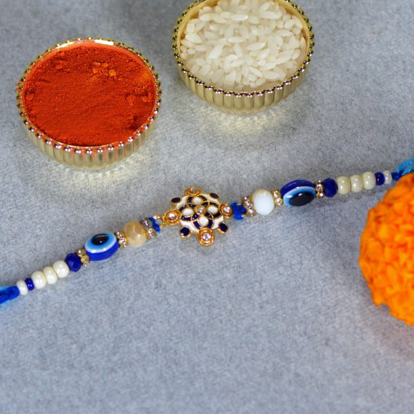 Blue Meenakari Rakhi