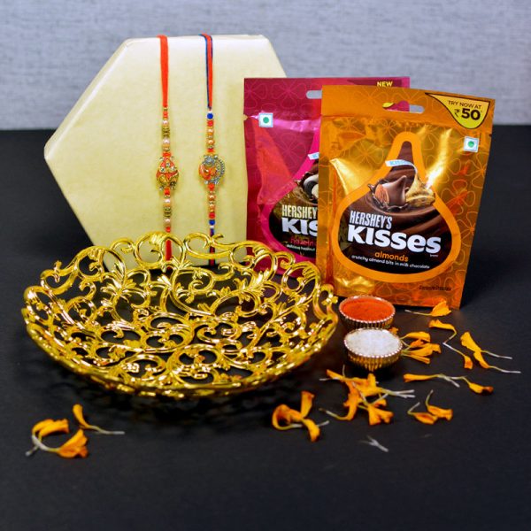 Ornate Golden Gift Thali